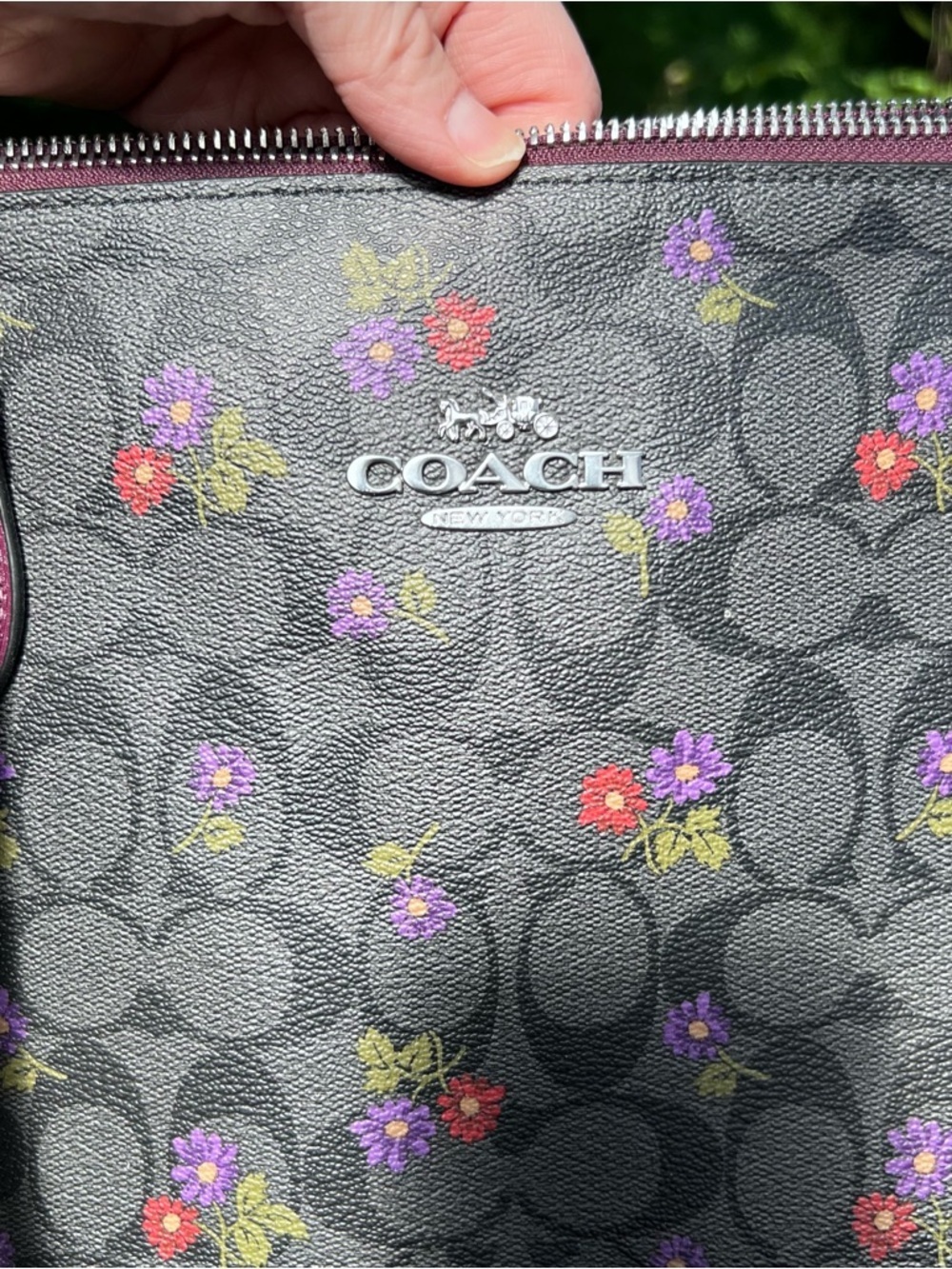 COACH Gallery Tote Limited Edition Country Floral Print AUTHENTIC - Picture 6 of 11